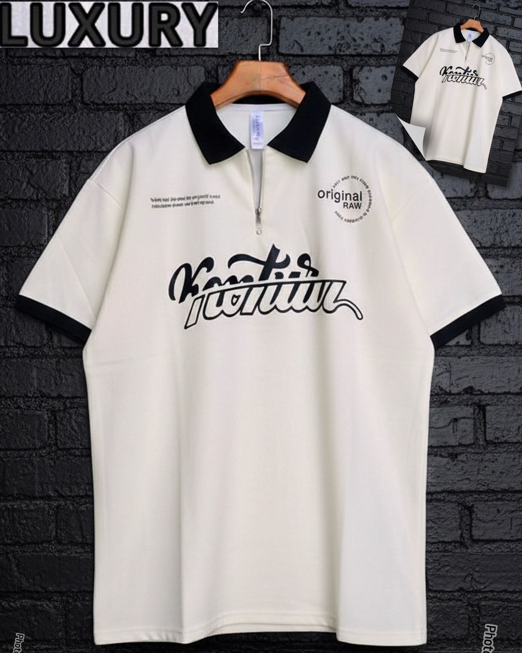COLLAR NECK POLO Original 12 -White