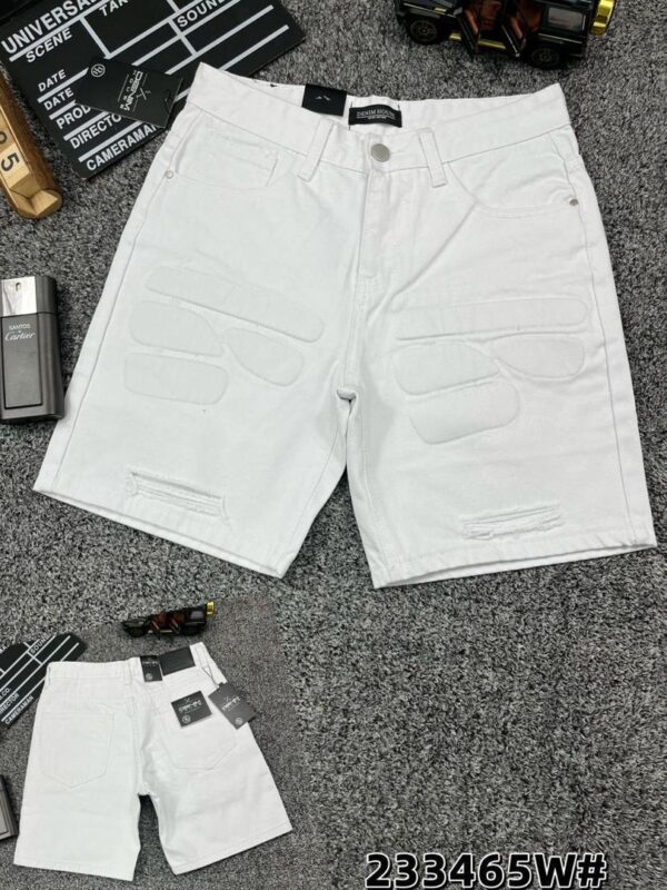 Men Short plain white12