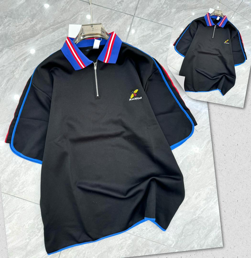 HIGH QUALITY LUXURY COLLAR NECK POLO 12 Blue Collar