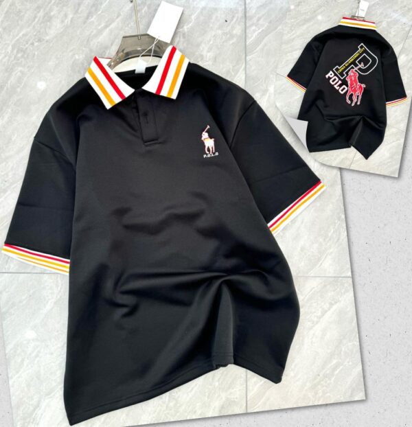 COLLAR NECK POLO 12 Ralph Black
